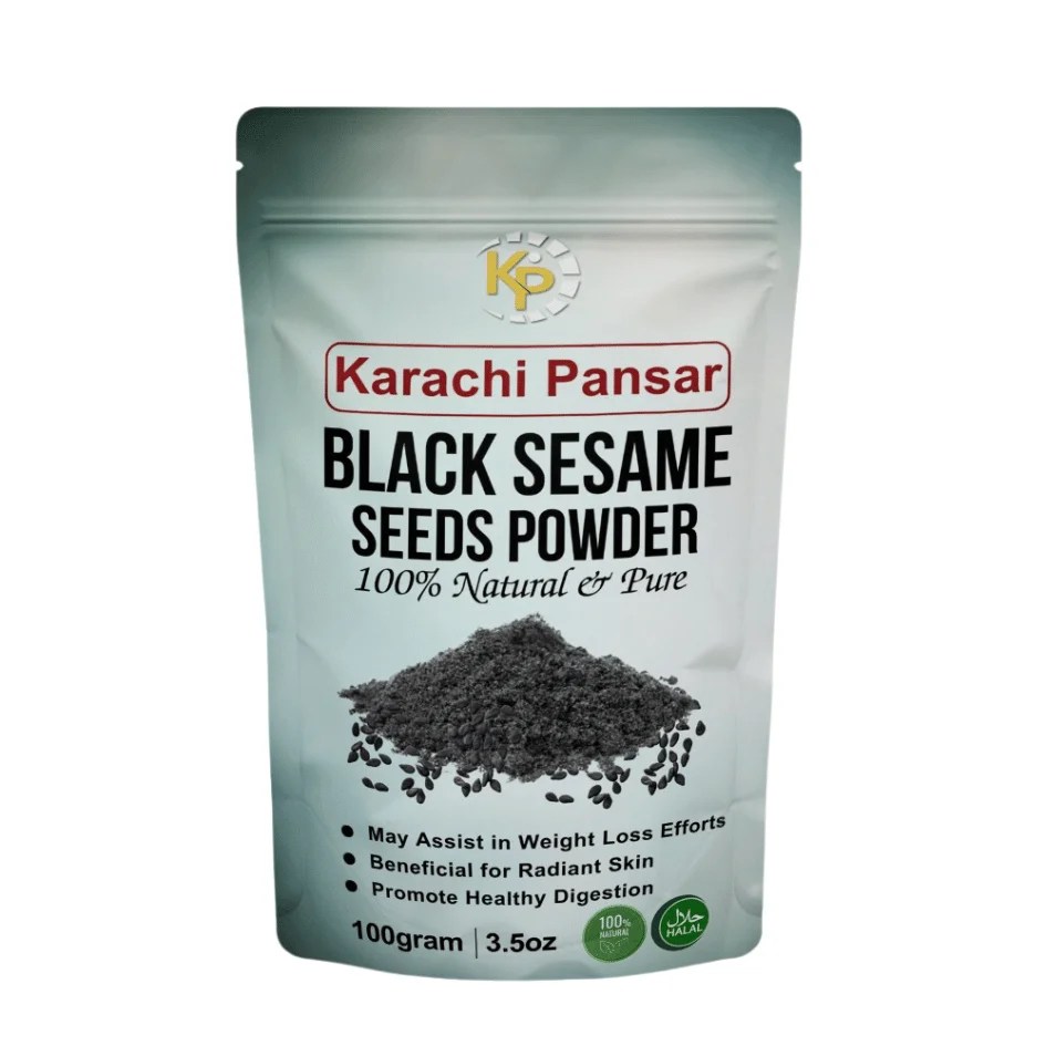 Black Sesame Seeds Powder 100g Karachi Pansar