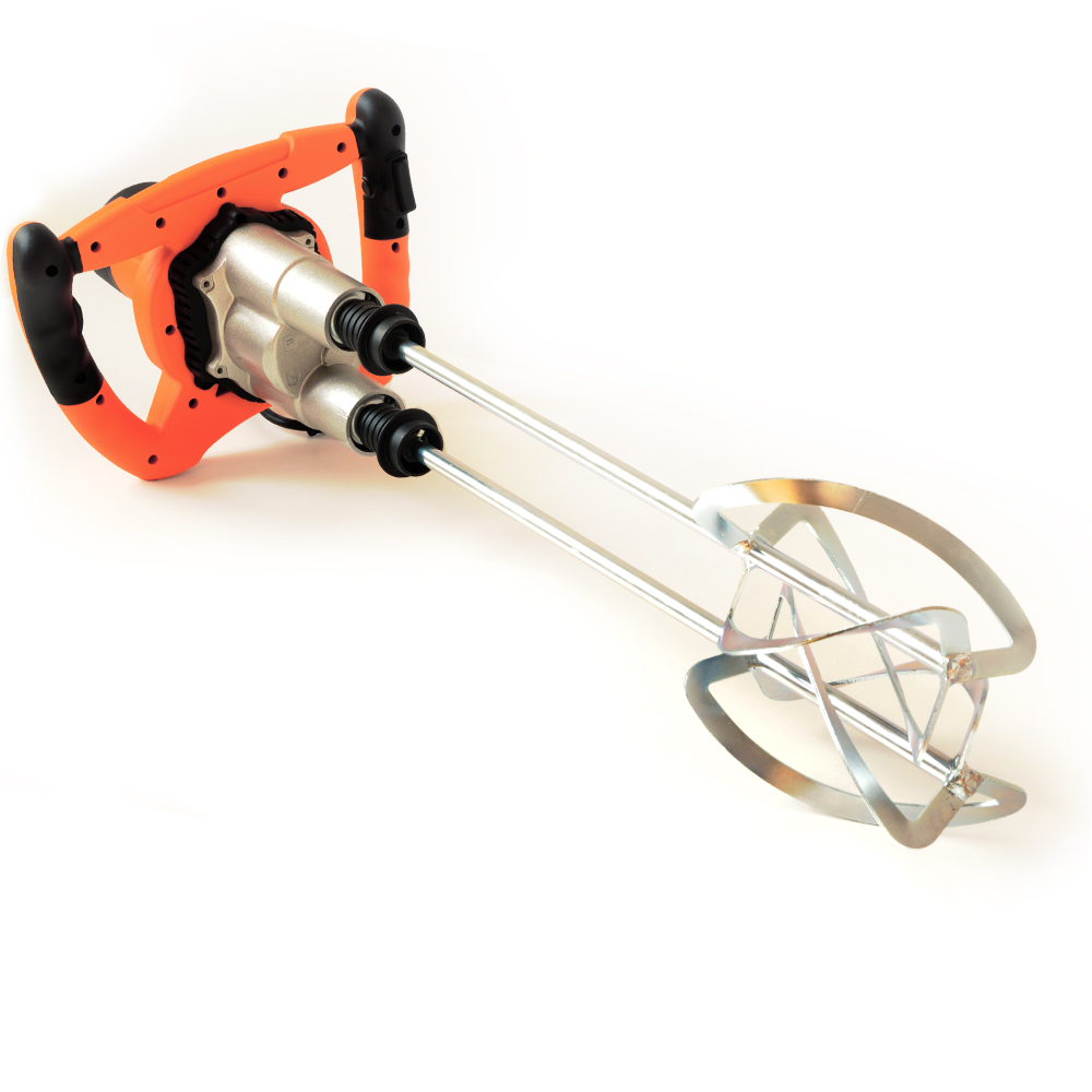 BAUTEC plaster mixer with 4 paddles 1800W / drill for cement mortar