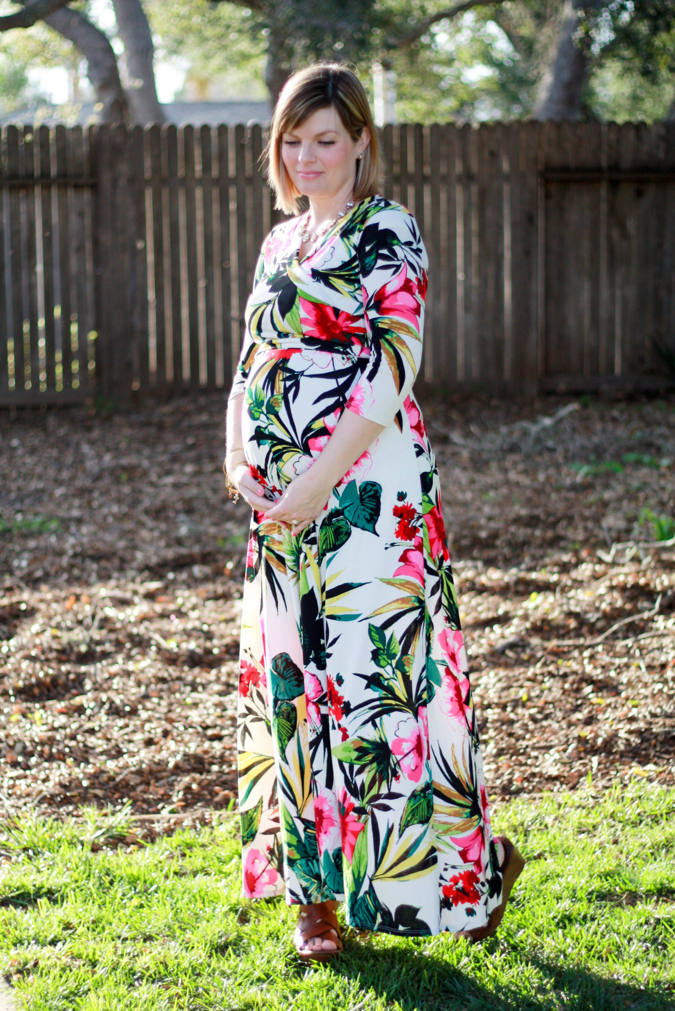 PinkBlush Maternity Dress Review & Giveaway! Kara In the Kitchen