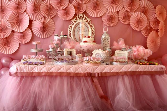 Kara's Party Ideas Pink Ballerina Birthday Party Planning Ideas