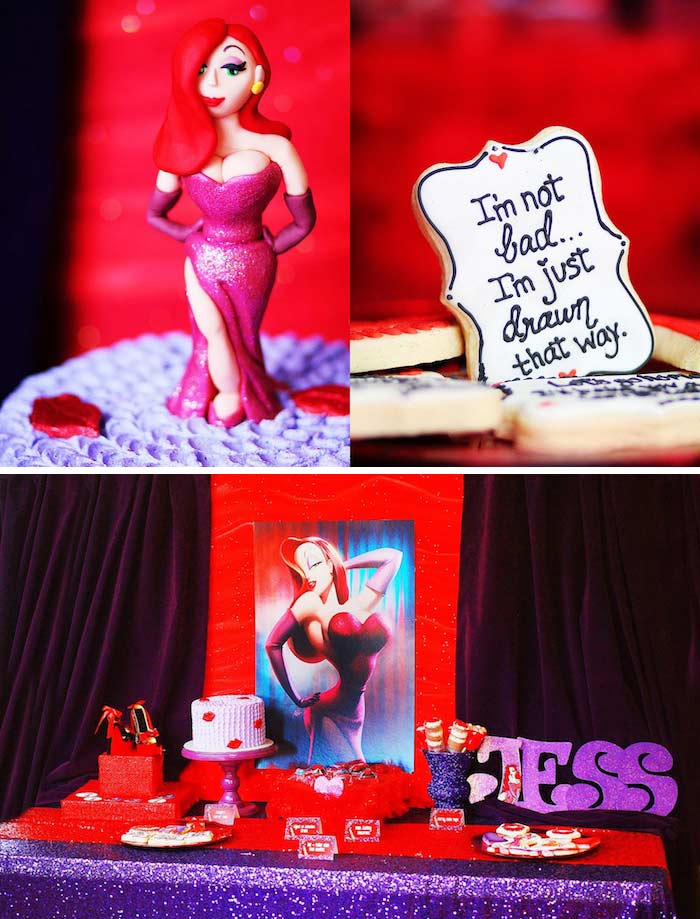 Kara's Party Ideas Jessica Rabbit Themed Party {Ideas