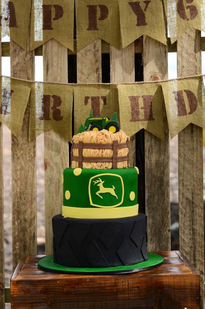 Kara's Party Ideas John Deere Farm themed birthday party via Kara's