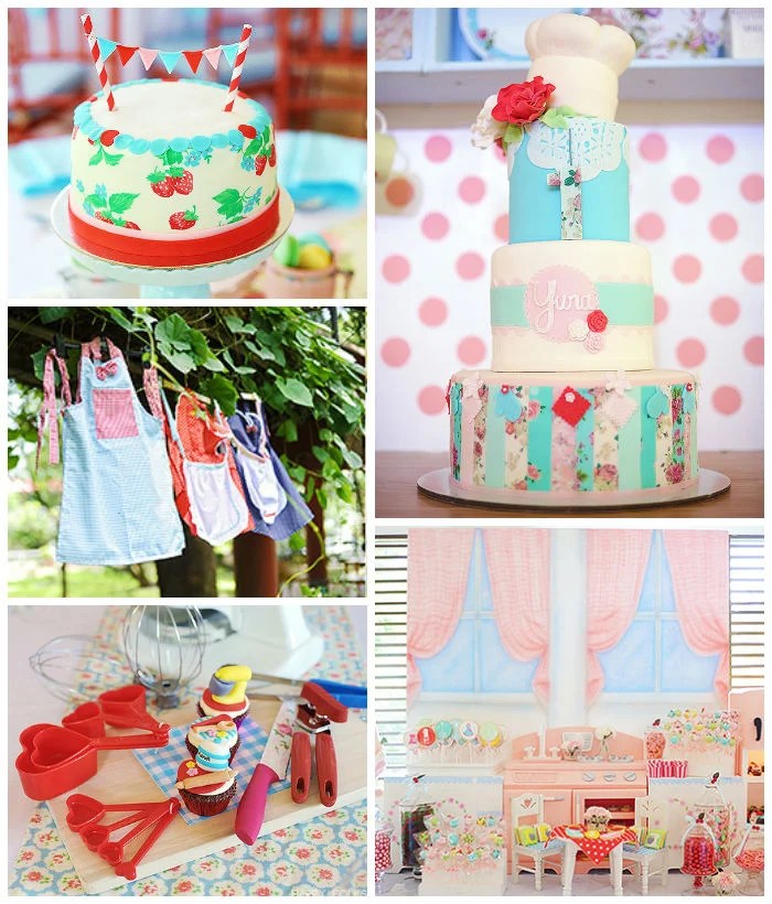Kara's Party Ideas Retro Kitchen + Diner themed birthday party via Kara