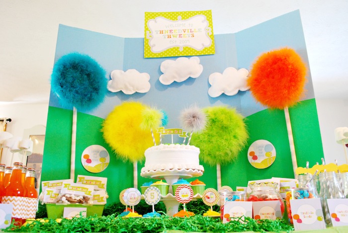 Kara's Party Ideas The Lorax themed 5th birthday party via Kara's Party