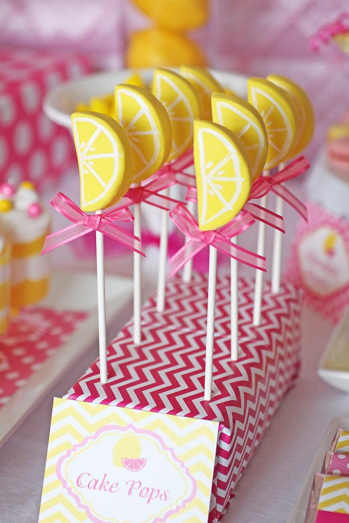 Kara's Party Ideas Pink Lemonade themed birthday party via Kara's Party