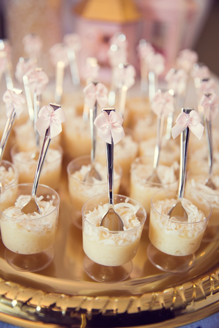 Kara's Party Ideas Pink and Gold baby shower via Kara's Party Ideas