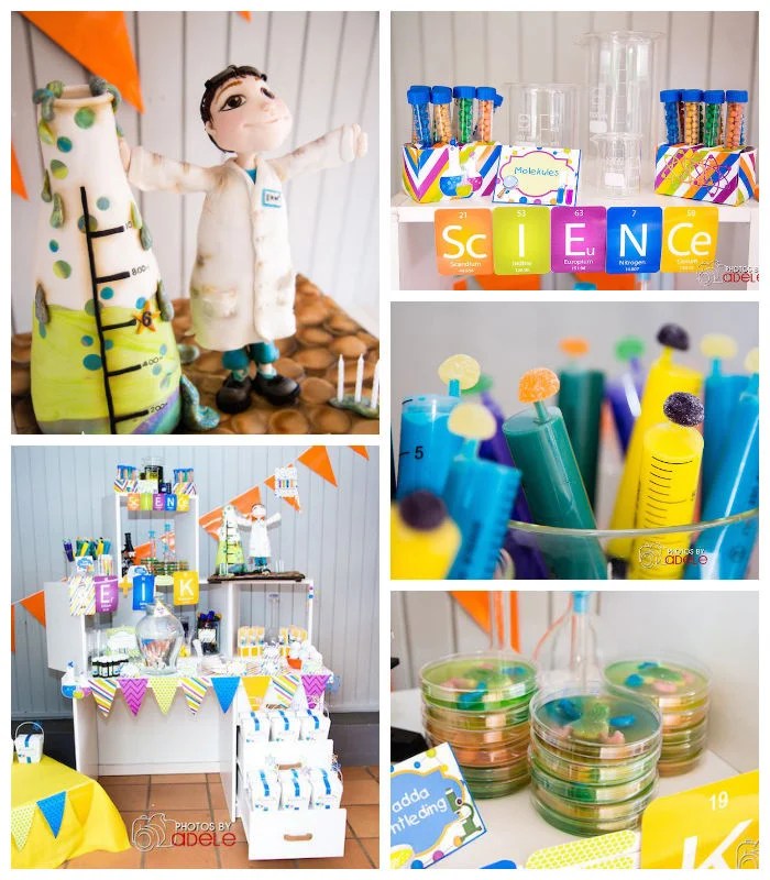 Kara's Party Ideas Science Themed Birthday Party | Kara's Party Ideas