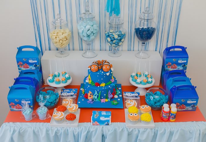 Kara's Party Ideas Finding Nemo Themed Birthday Party