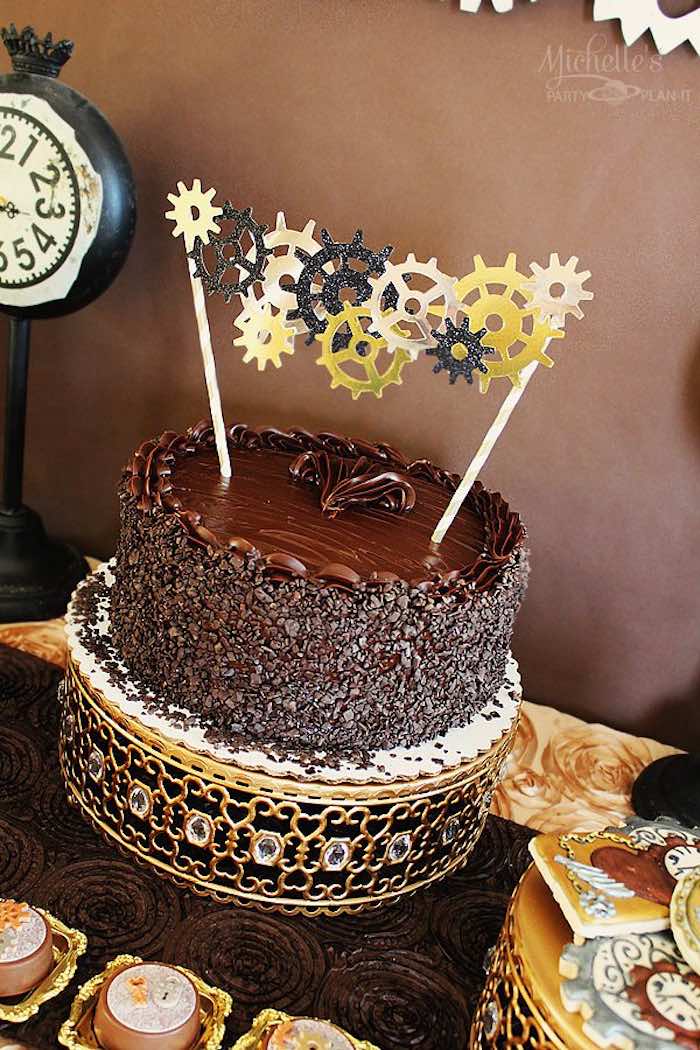 Kara's Party Ideas » “Stopping Time… Forever Thirty Nine” Steampunk