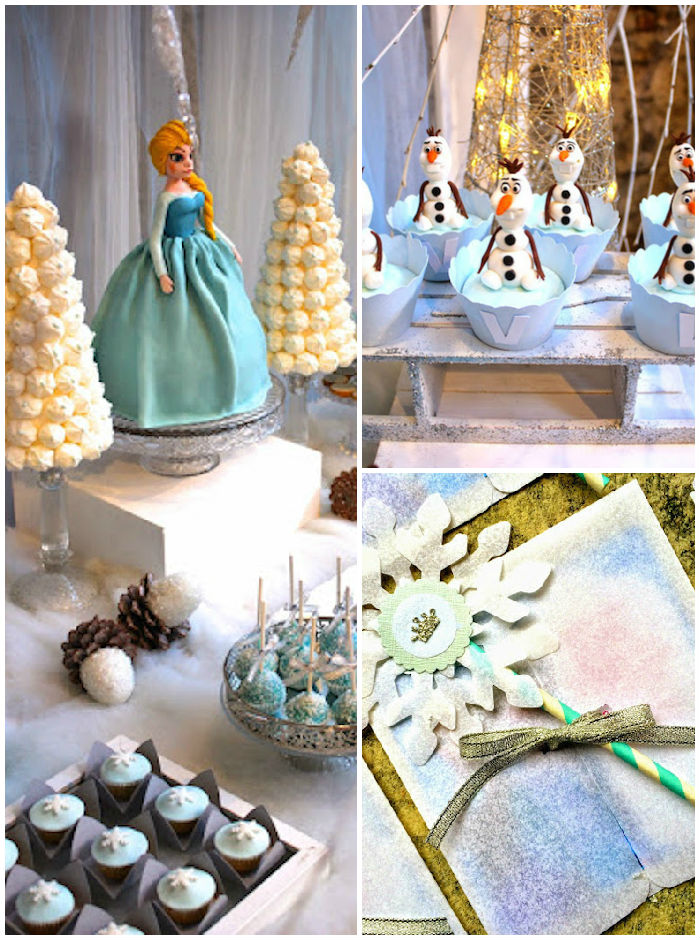 Kara's Party Ideas Shimmering Frozen Birthday Party Kara's Party Ideas