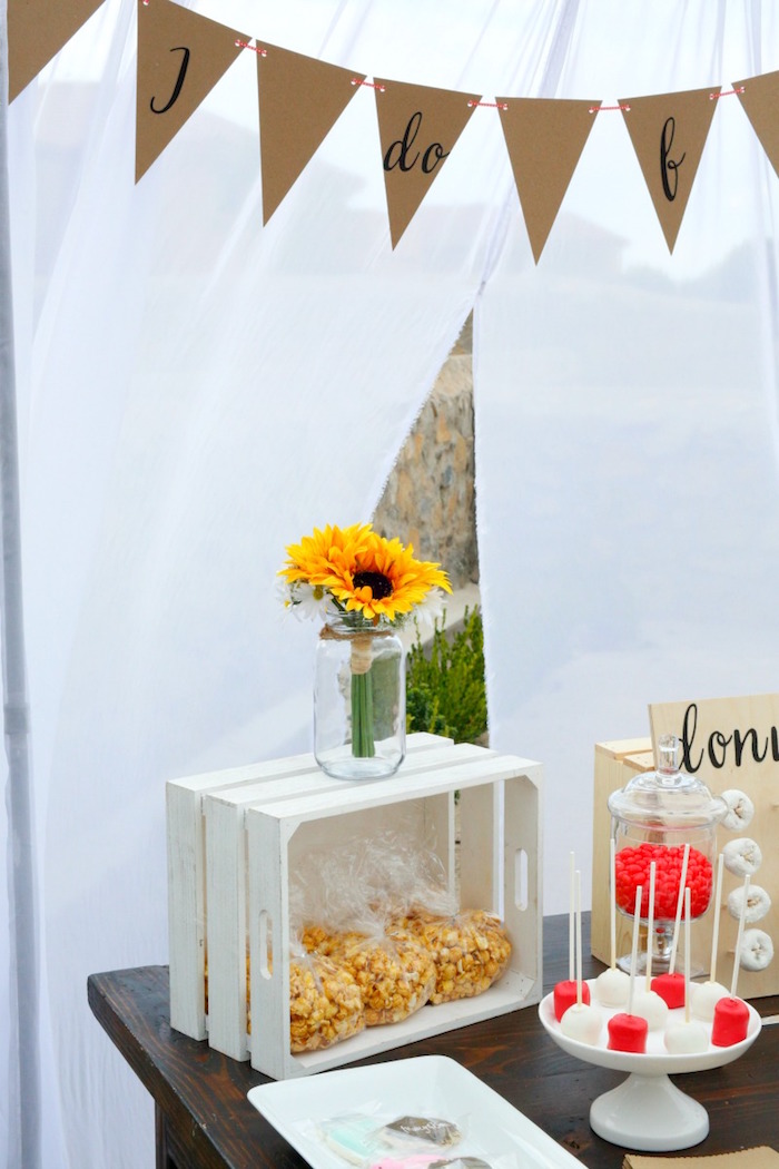 Kara's Party Ideas "I Do" BBQ Engagement Party Kara's Party Ideas