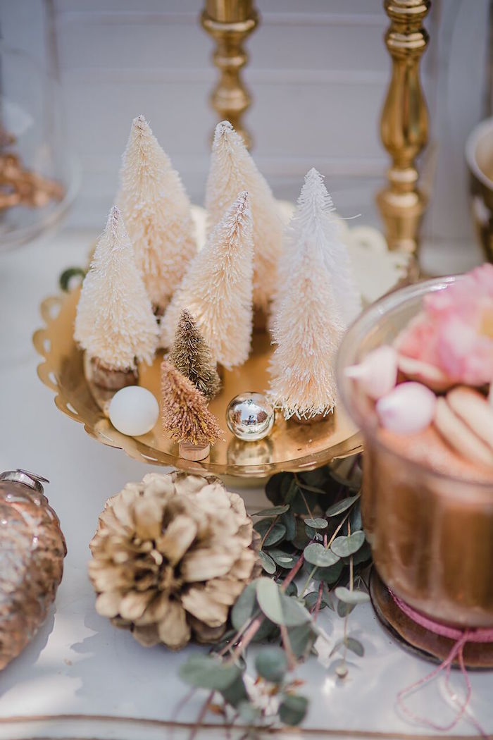 Kara's Party Ideas Rose Gold Holiday Party Kara's Party Ideas