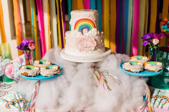 Kara's Party Ideas "Cloud Nine" Rainbow 9th Birthday Party Kara's