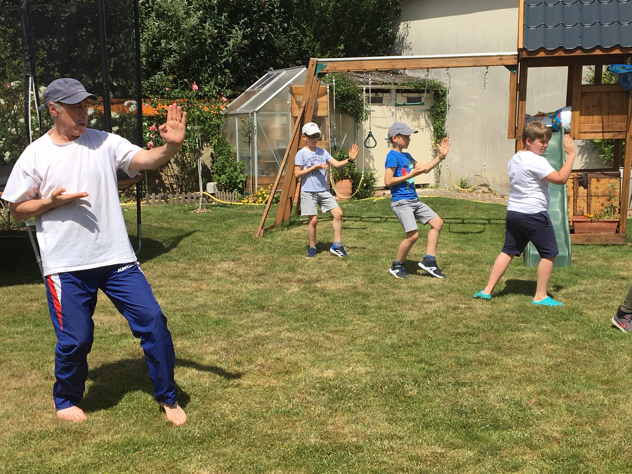 Reprise test des cours de karaté en plein air Karate Dulac AC