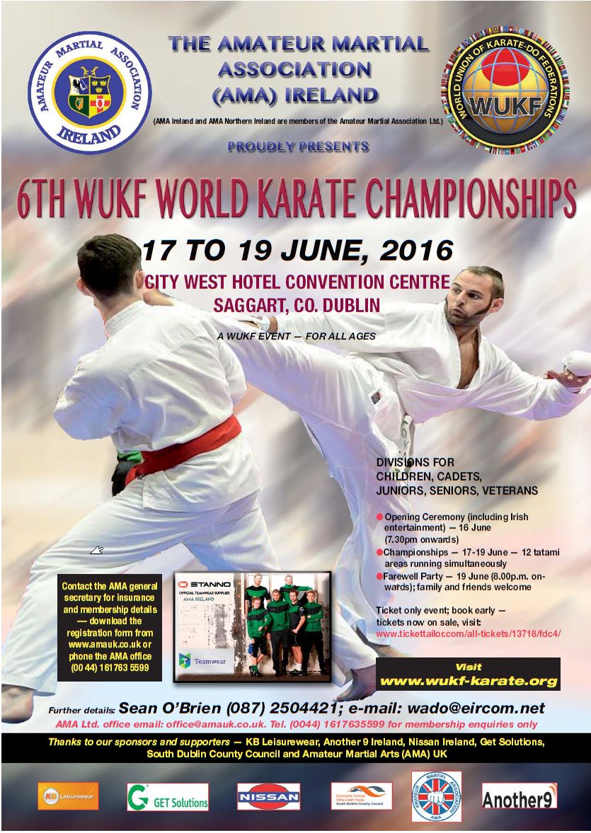 World Karate Championships in Ireland Karatenews