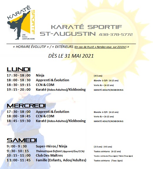 StAugustindeMirabel Karaté Sportif