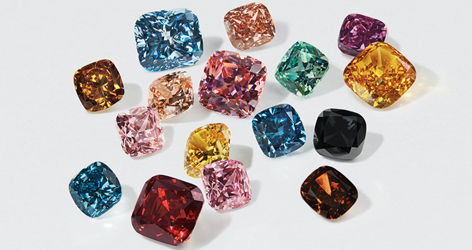 Fancy color labgrown diamonds introduced by Swarovski