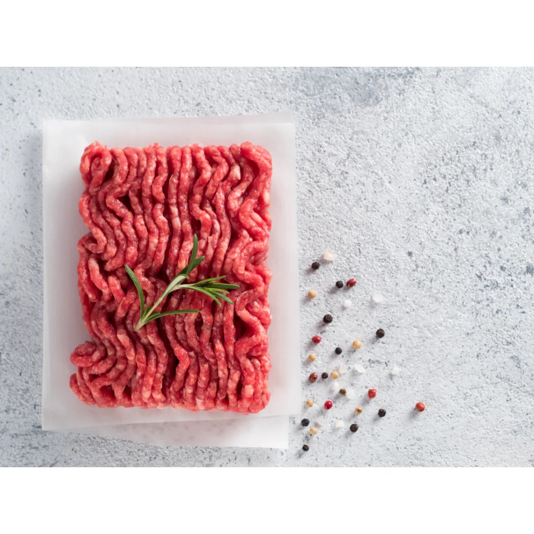 Extra Lean Ground Beef (Per lb) Karavan Premium Meats Inc.