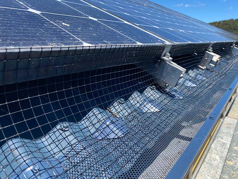 Solar Panel Bird Mesh Karben Industries