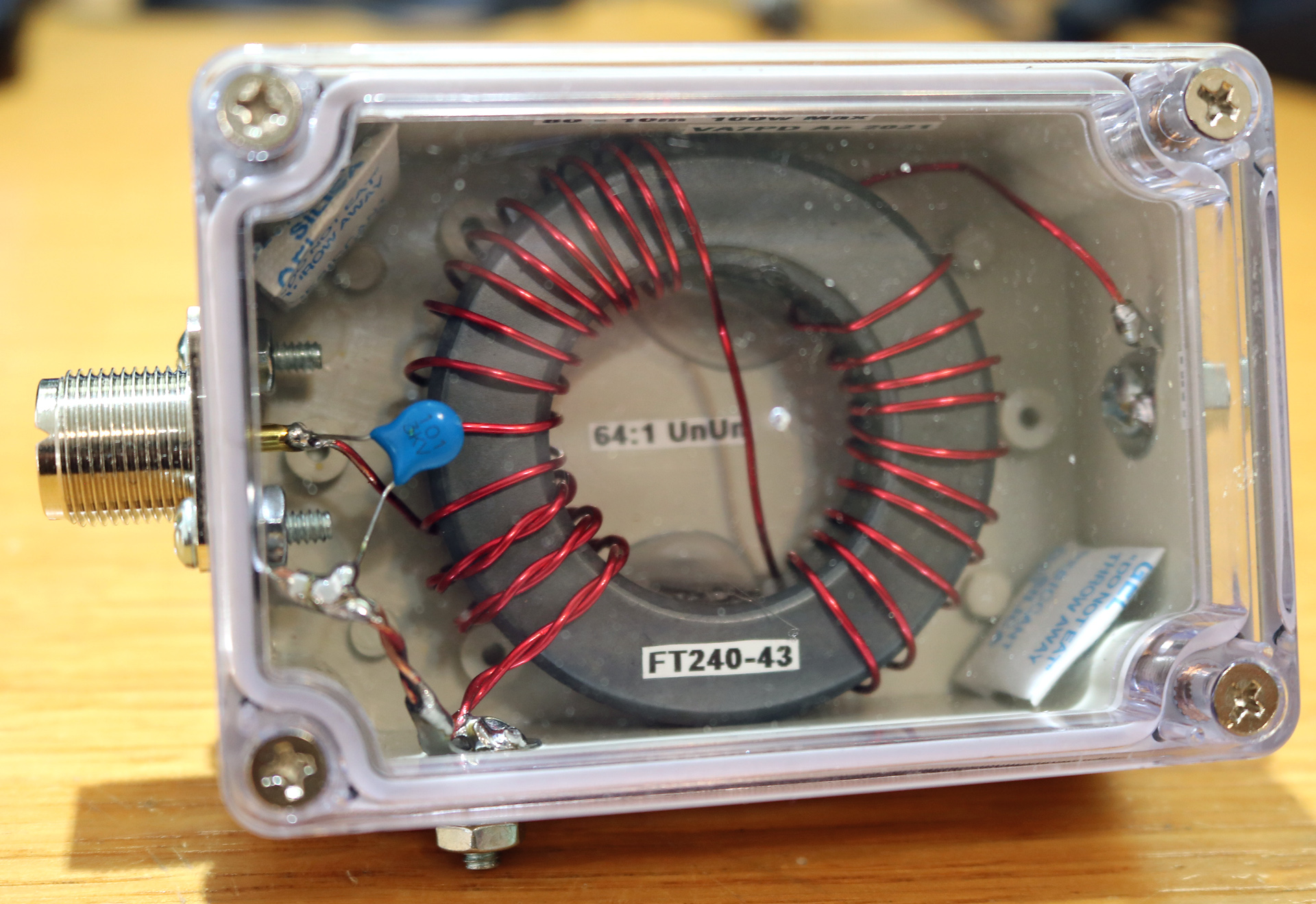 "The Simple Build" 641 EFHW antenna transformer (UnUn) Kamloops