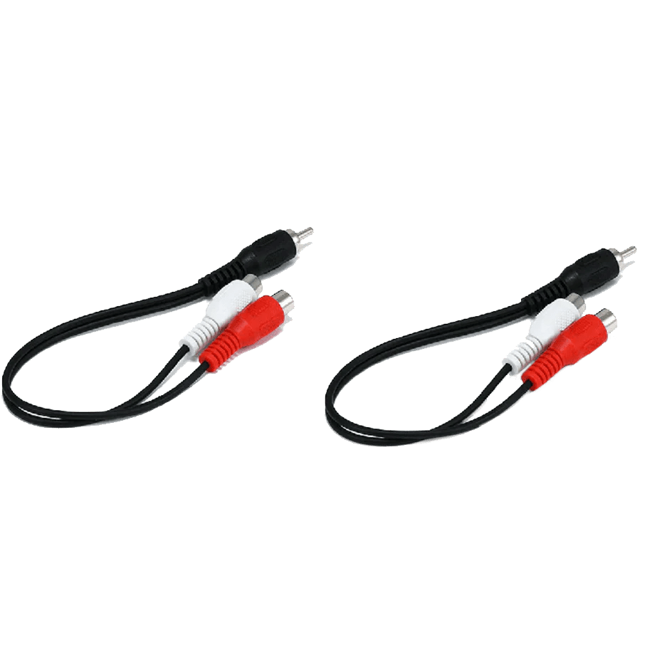 RCA Splitter Pair for Easy Audio Sharing