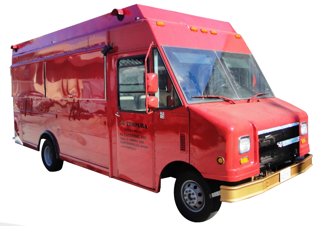 Red Concession Truck Kareem Carts Commissary & Manufacturing, Co.