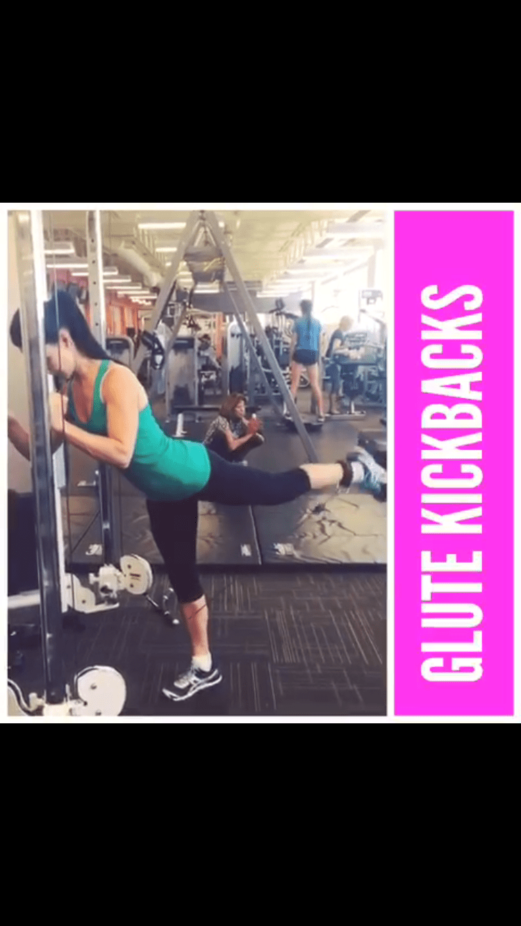 Cable Glute Kickbacks Karen Gallagher
