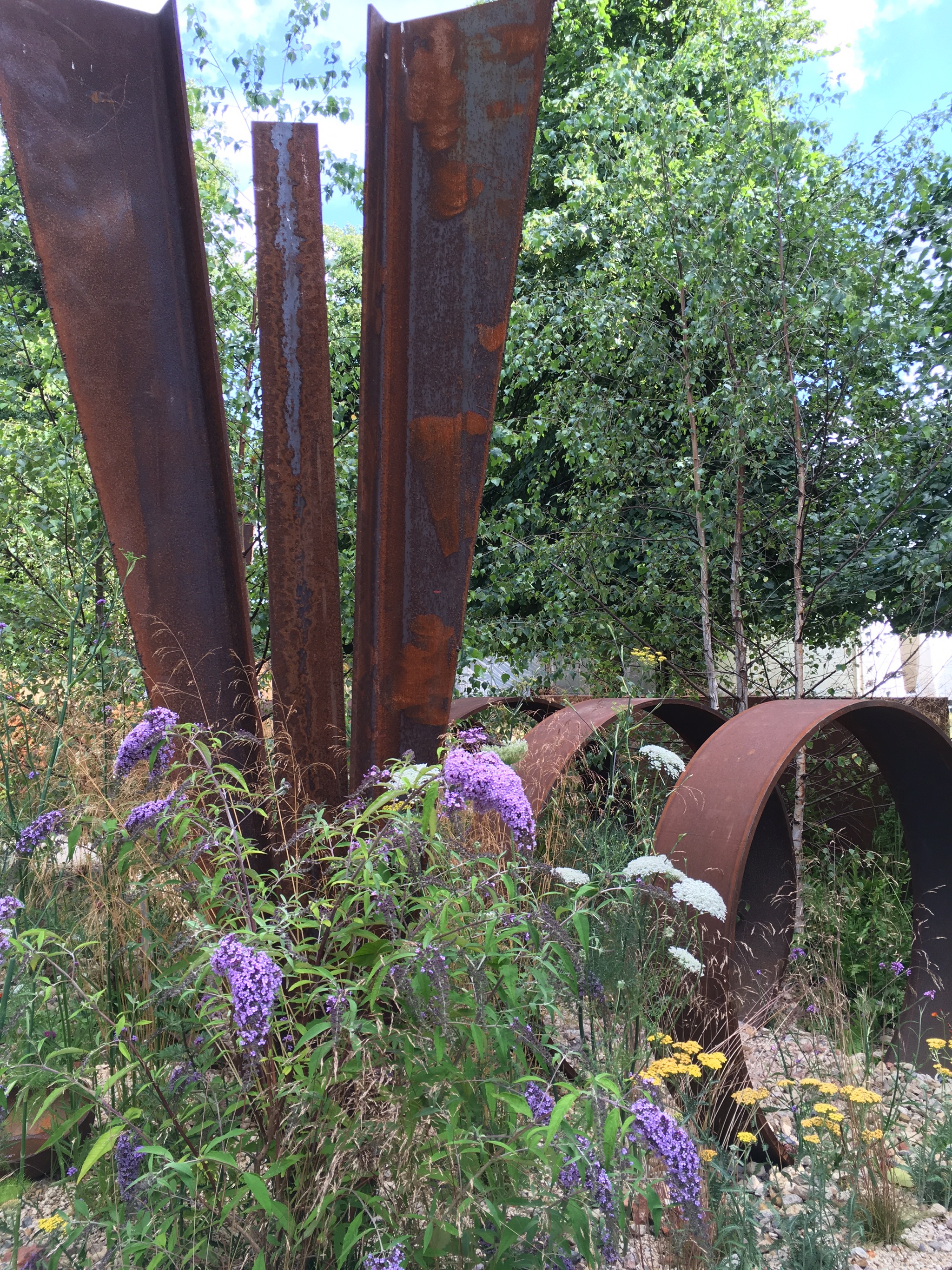 Brownfield Metamorphosis at Hampton Court Flower Show Bramble Garden