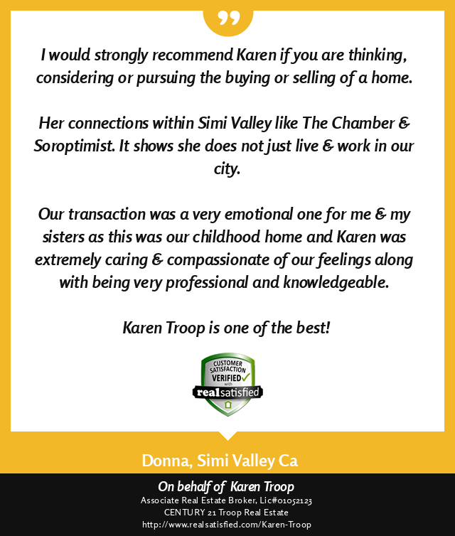 Simi Valley Real Estate Agent Karen Troop