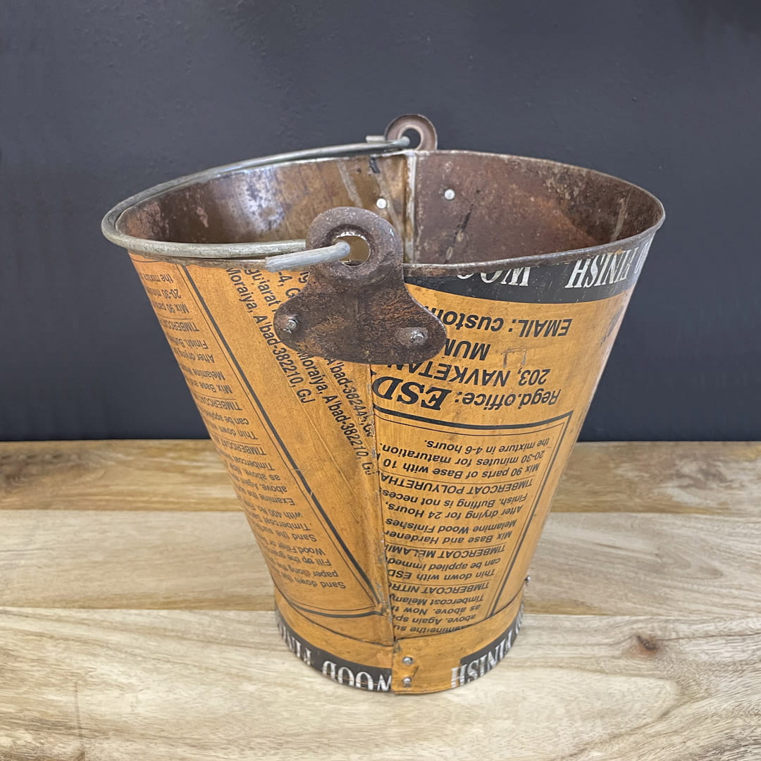 metalowe wiaderko Vintage Bucket karinameble.pl