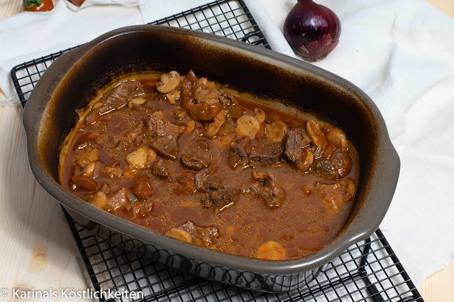 RinderGulasch aus dem Ofenmeister Karina Pampered Chef