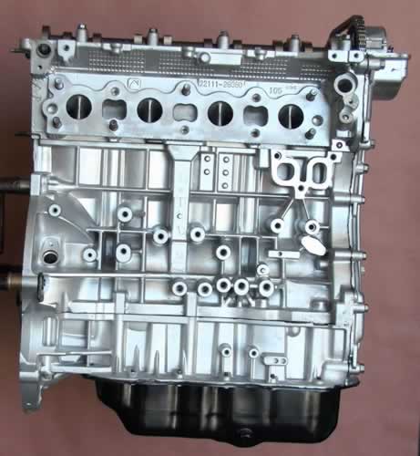 Rebuilt 2010-2012 Hyundai Santa Fe 2.4L G4KE MPI DOHC Longblock Engine