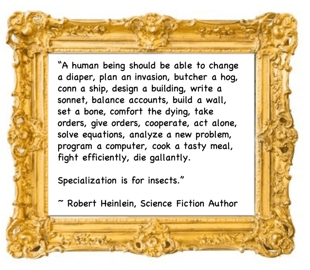 My Specialty is Having No Specialty . . . Karl Albrecht International