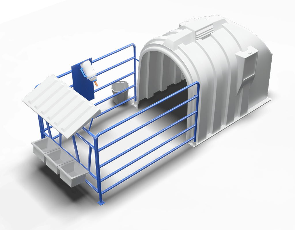 Big Plastic Calf Hutches Karmod Plastic