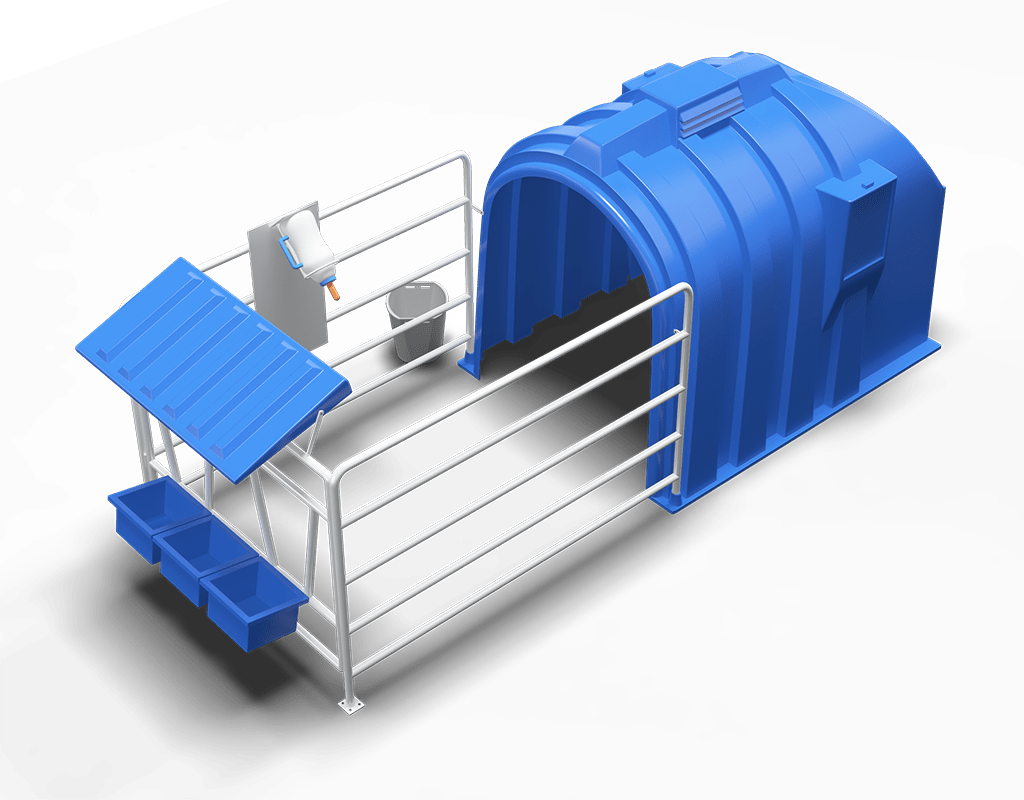 Big Plastic Calf Hutches Karmod Plastic