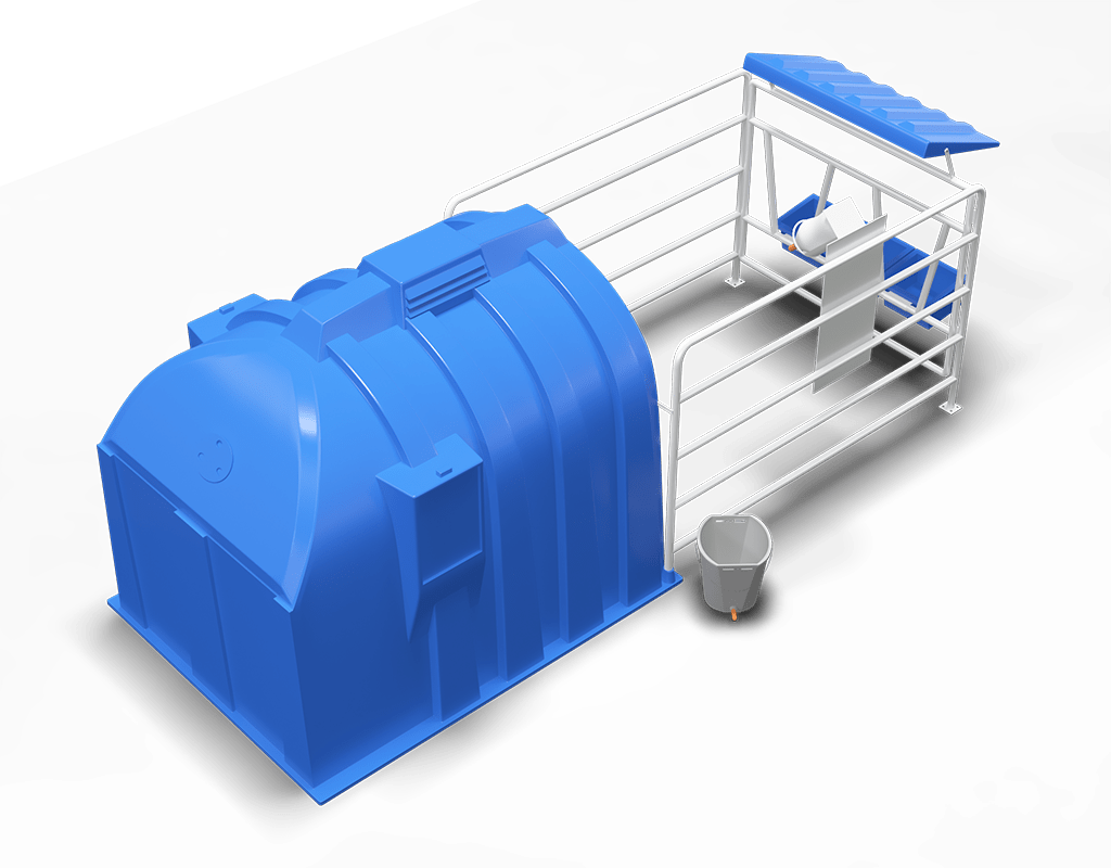 Small Plastic Calf Hutches Karmod Plastic