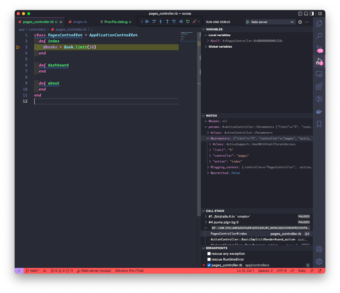 ดีบัก Rails ด้วย VSCode + debug gem กันดีกว่า KT