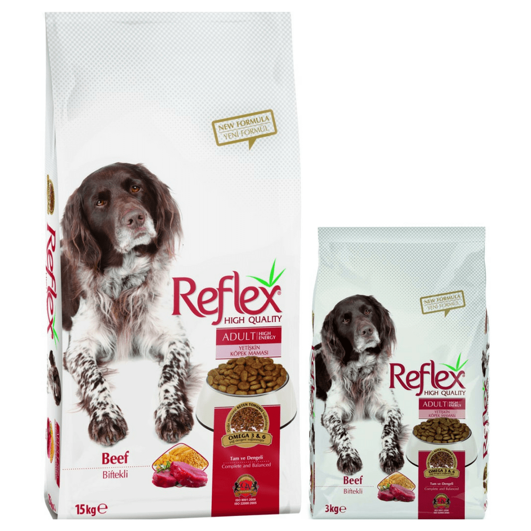 Dogs Food, Reflex Dog/Puppy Dry Food(3 Kg/15 Kg) KaroutExpress