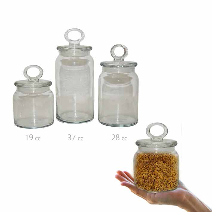 Glass Jar with Suction Lid KaroutExpress
