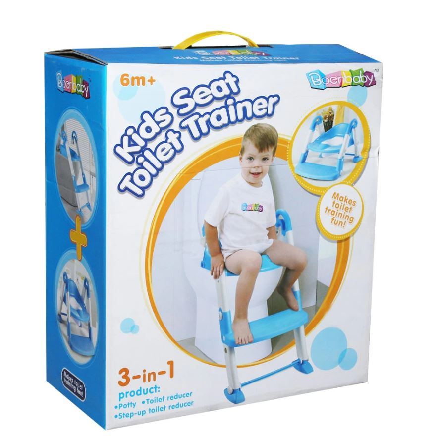 Kids Seat Toilet Ladder Trainer 3 in 1 (+ 6 Months ) KaroutExpress