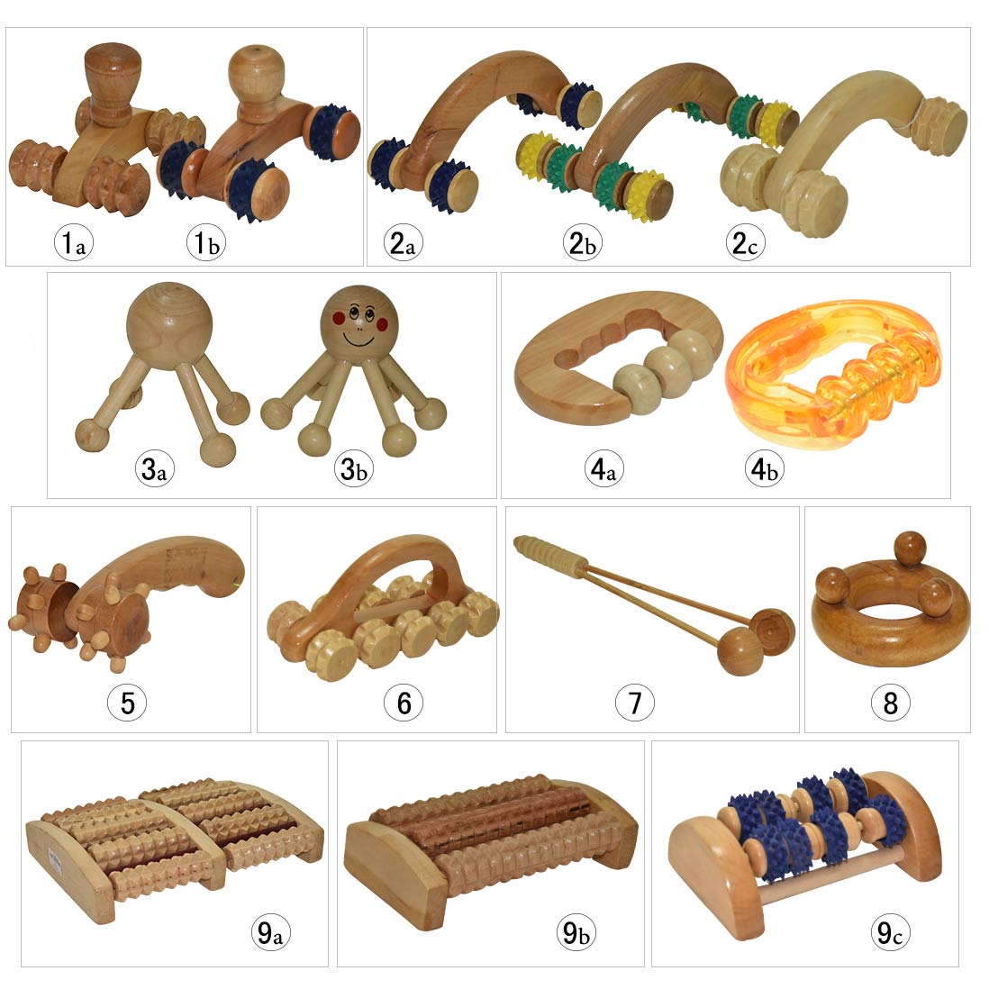 Handheld Wooden Massage Roller Massager KaroutExpress