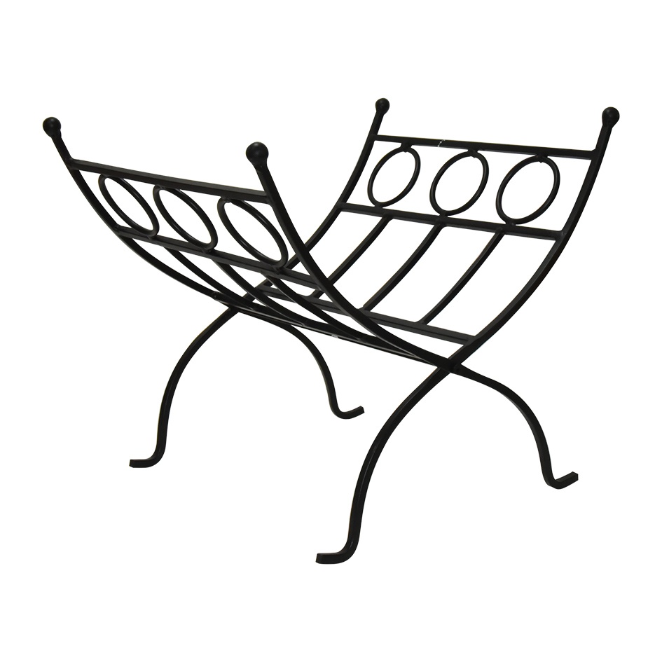 Vintage Wire Wood Log Holder Basket/ Stand Chimney KaroutExpress