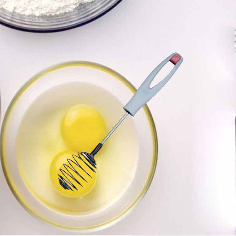 Stainless Steel Hand Whisk with Plastic Handle KaroutExpress