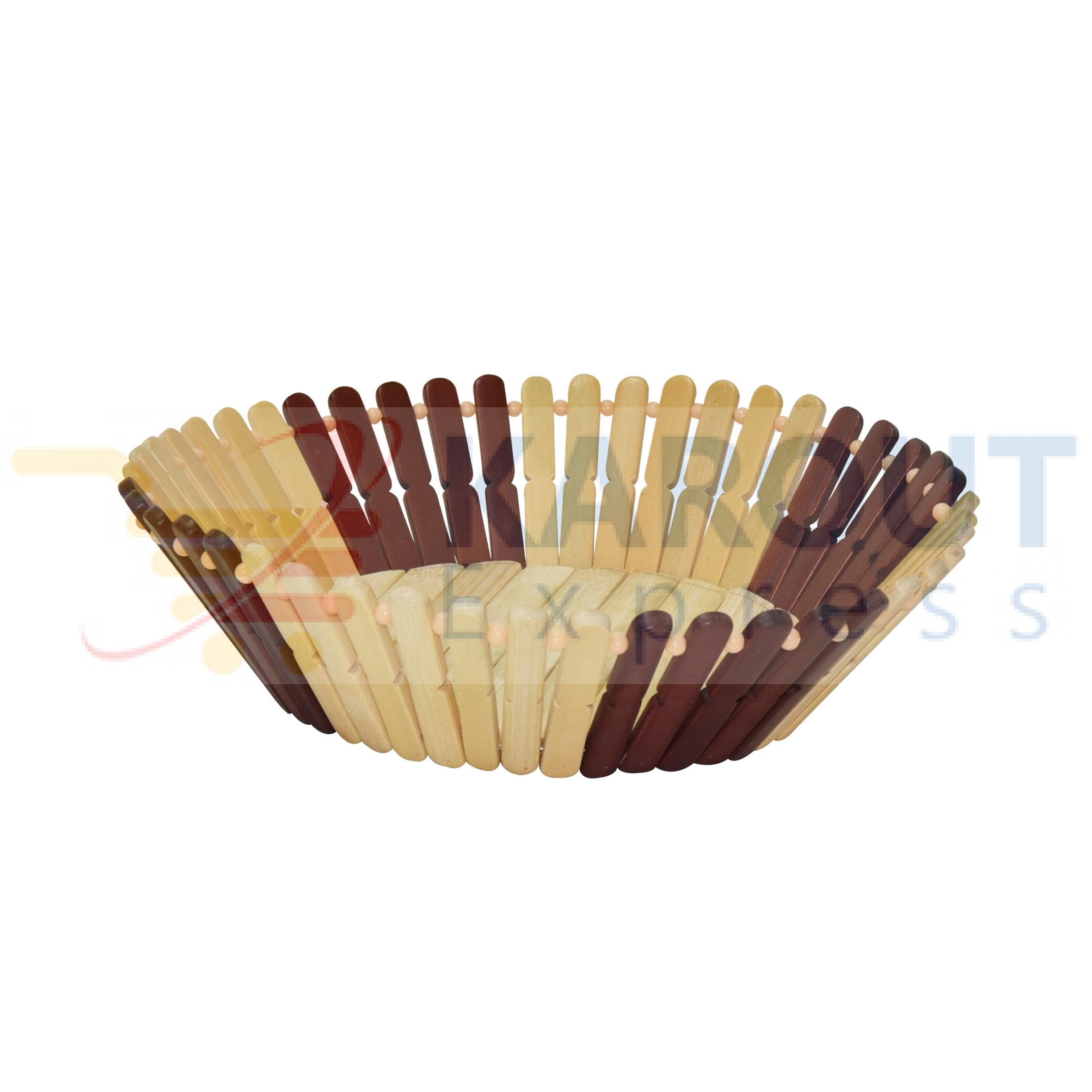 Wooden Bread Basket KaroutExpress