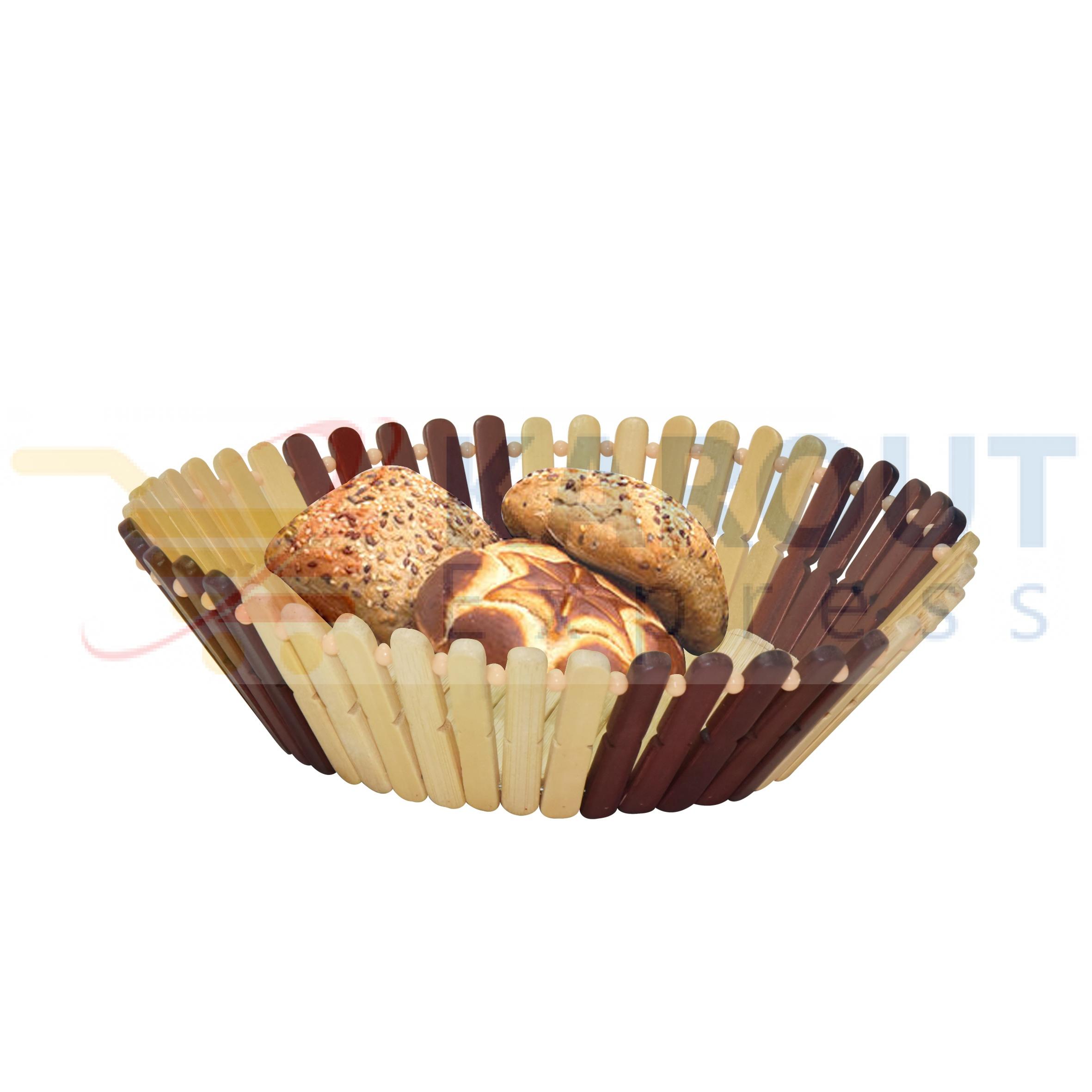 Wooden Bread Basket KaroutExpress