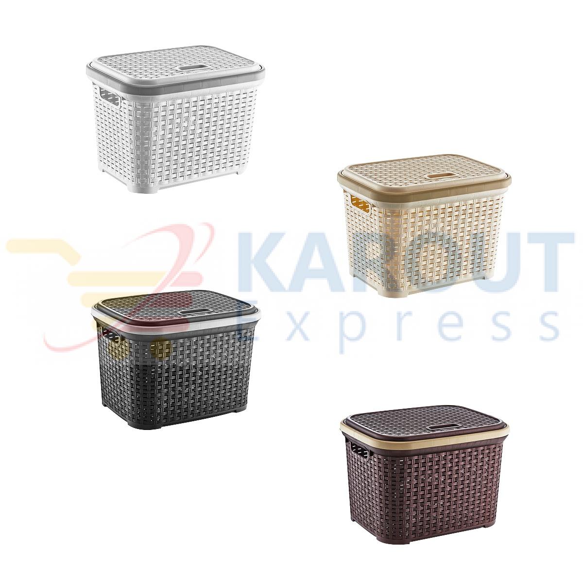 Plastic laundry Basket KaroutExpress