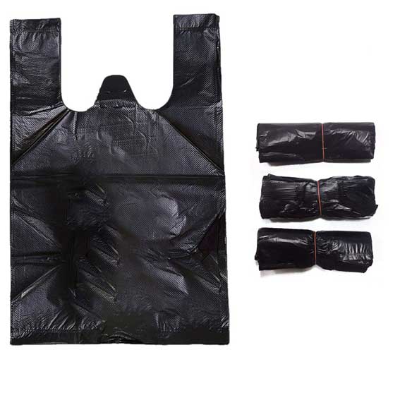 Black Disposable Small Bags KaroutExpress