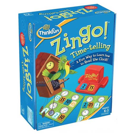 Zingo Bingo TimeTelling Board Game KaroutExpress