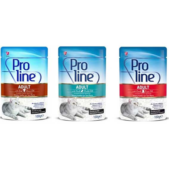 Cat Food Proline Pouch Adult Cat Food KaroutExpress