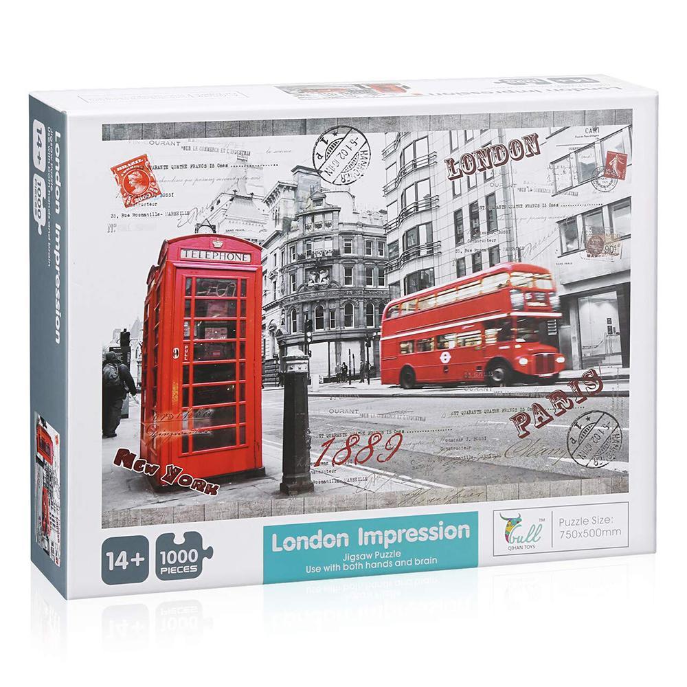 London Impression 1000 Piece Jigsaw Puzzle Kids & Adult Puzzle